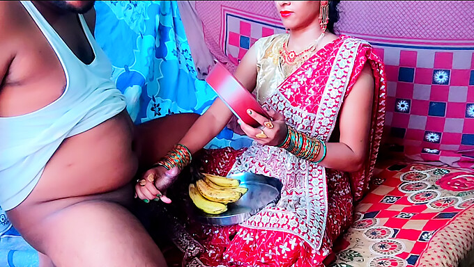 Session de sexe privée et brutale d'un couple amateur sur Karwa Chauth