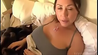 A sexy mature woman gives a blowjob and has sex on camera in first-person view