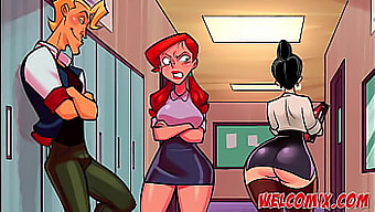 Sizzling Teacher Indulges In Perverted Hentai Toons